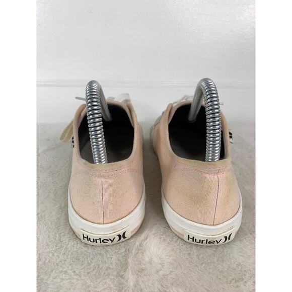 Hurley Womens Size 6M Pink Canvas Sneakers Casual Shoes - Picture 3 of 9